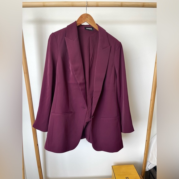 Express Jackets & Blazers - 🔥FREE SHIPPING 🔥Express One Button Boyfriend Blazer